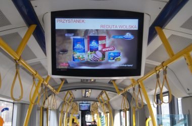 Debiut reklamowy – Vegeta na ekranach LCD w tramwajach