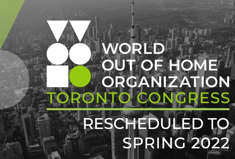 📌WOO Toronto Global Congress  – przygotowania do „nowego złotego wieku OOH”